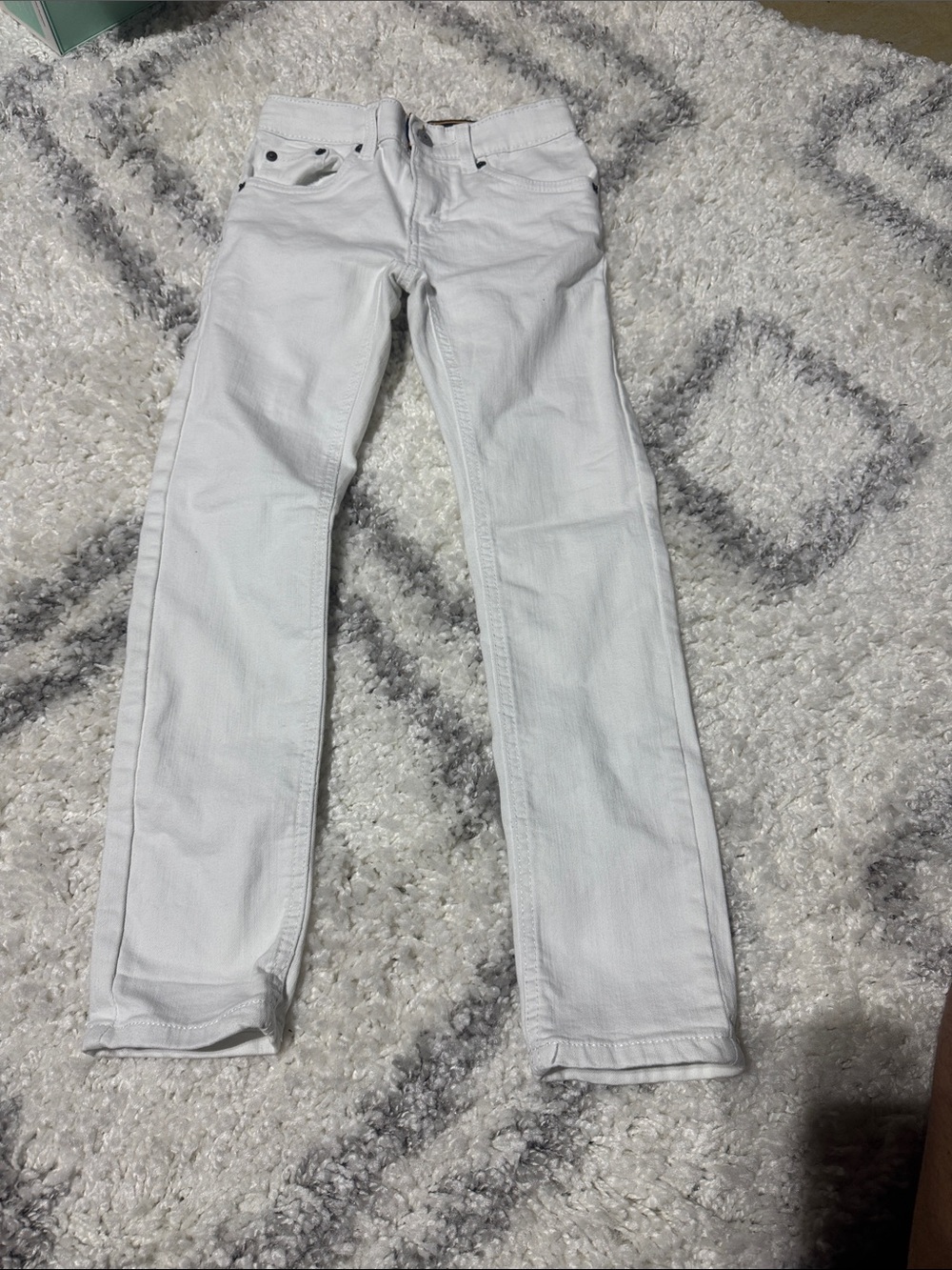 Levi’s youth 8 24w White Skinny Jeans - Clean Classic